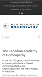 Mobile Screenshot of homeopathy.ca