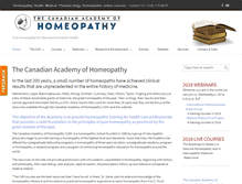 Tablet Screenshot of homeopathy.ca